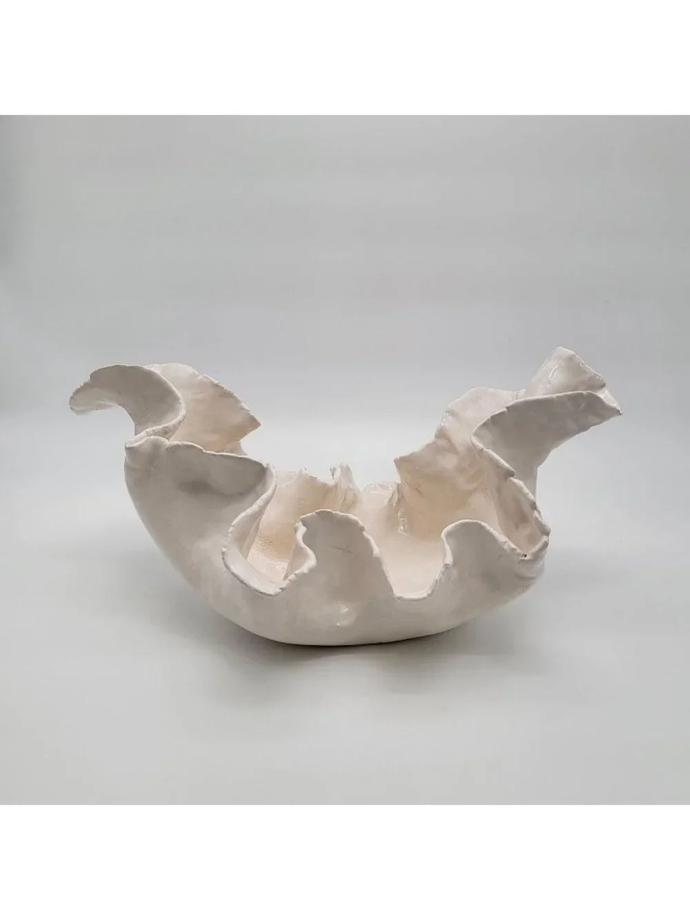 Anna Kasabian Abstract Hand Formed Art Pottery Bowl